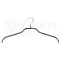 Cintre antidérapant pour veste pull avec crochet tournant | 2 tailles 2 coloris coloris : Noir