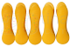 Epingle à linge CLIPPY - LOT DE 5 coloris : Orange